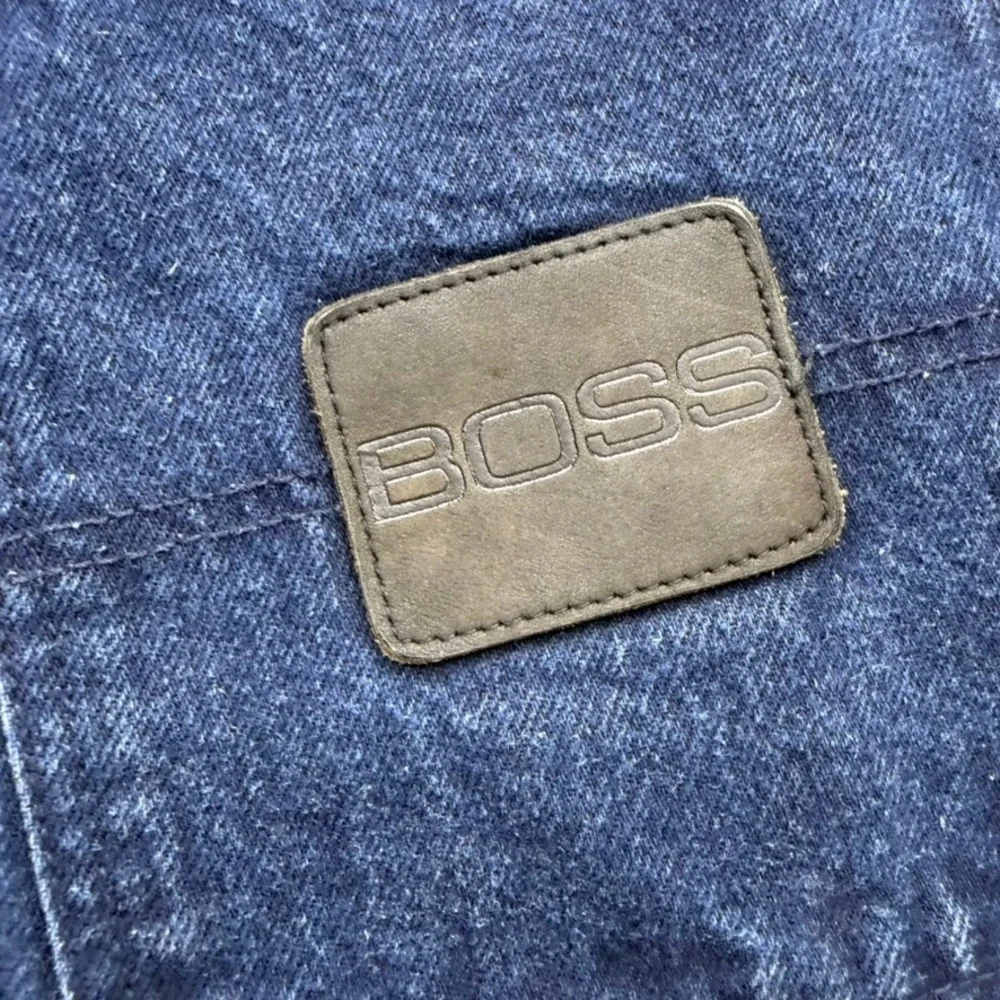 Vintage Boss Jeans Mens 38 (FIT 35/30) Denim Relaxed Fit Y2K Baggy Skate Hip Hop